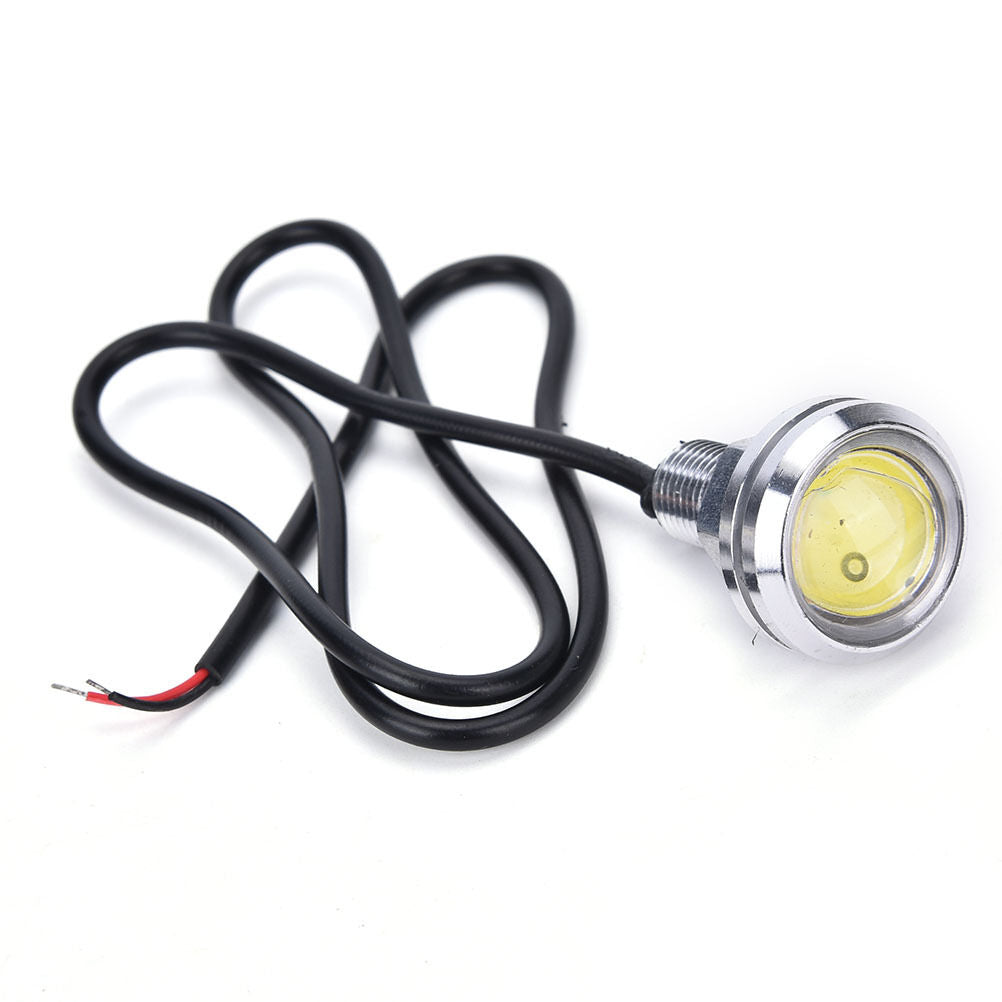 2PCS 23mm LED Eagle Eye White Daytime Running DRL Light Tail Car Auto 10W.l8