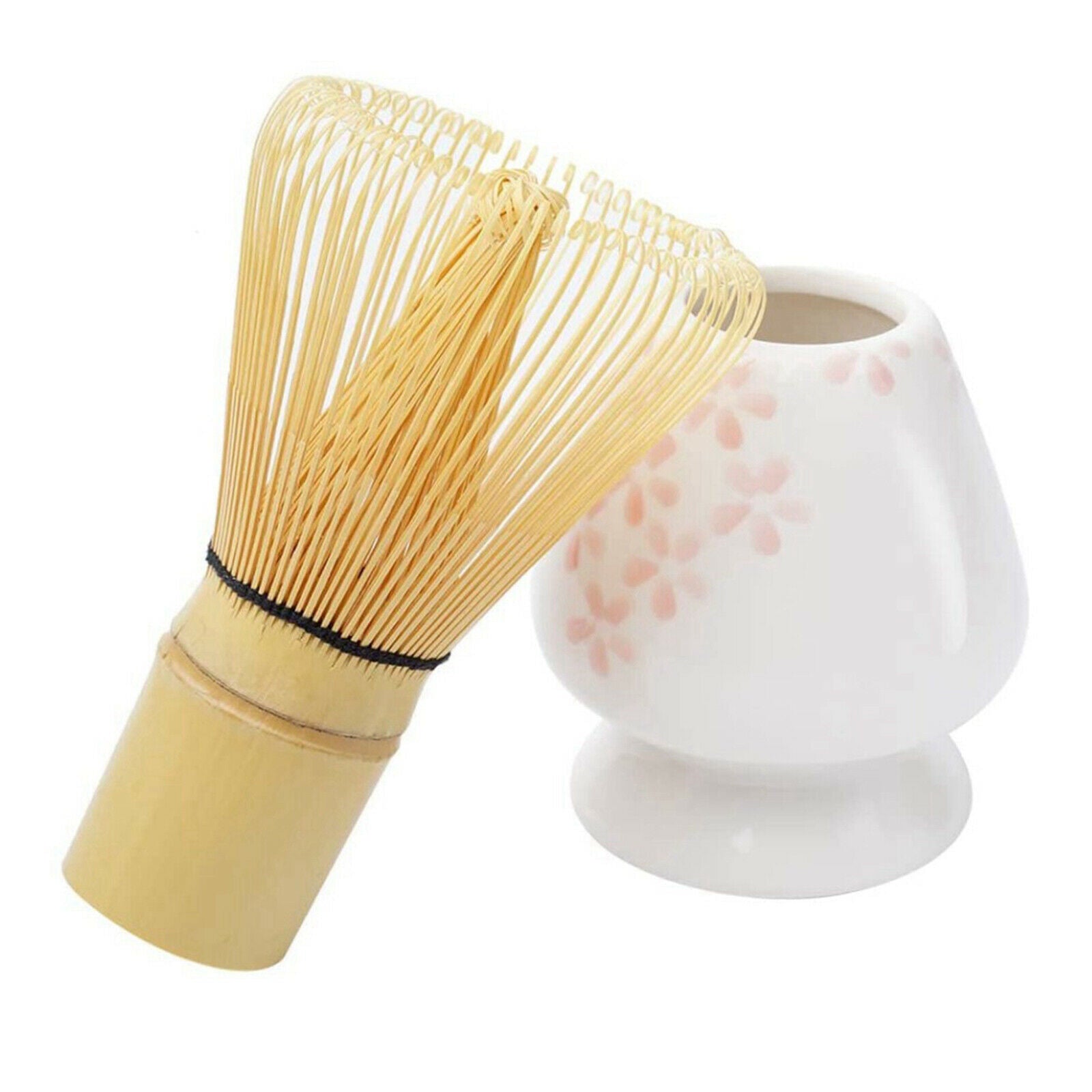Matcha Tea Whisk Set Bamboo Tea Scoop Matcha Ceremony Starter Flower