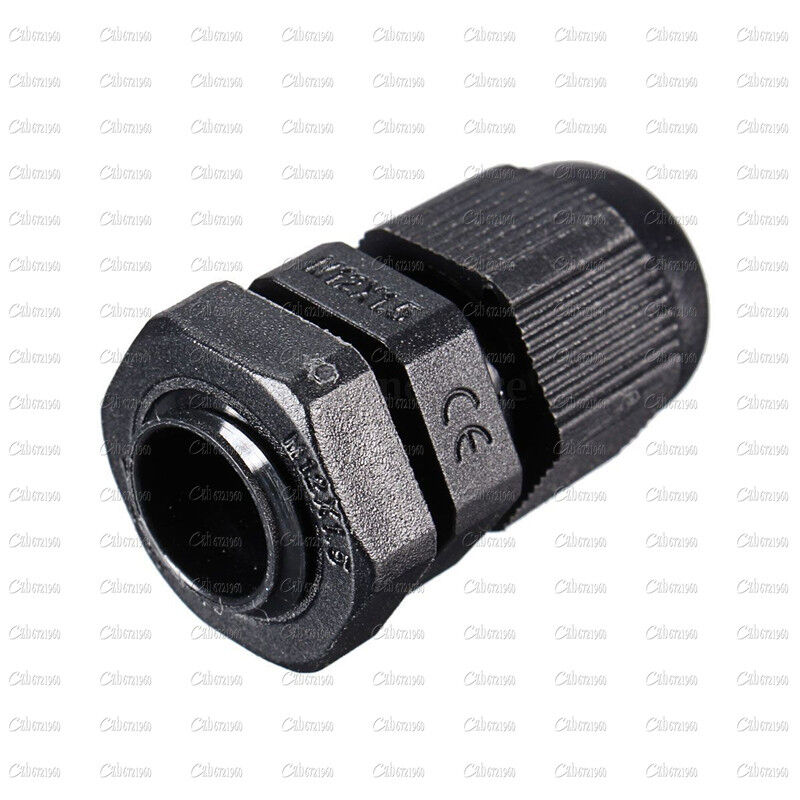 20PCS Waterproof Fixing Gland Connector PG7 for 3.5-6mm Dia Cable Wire New