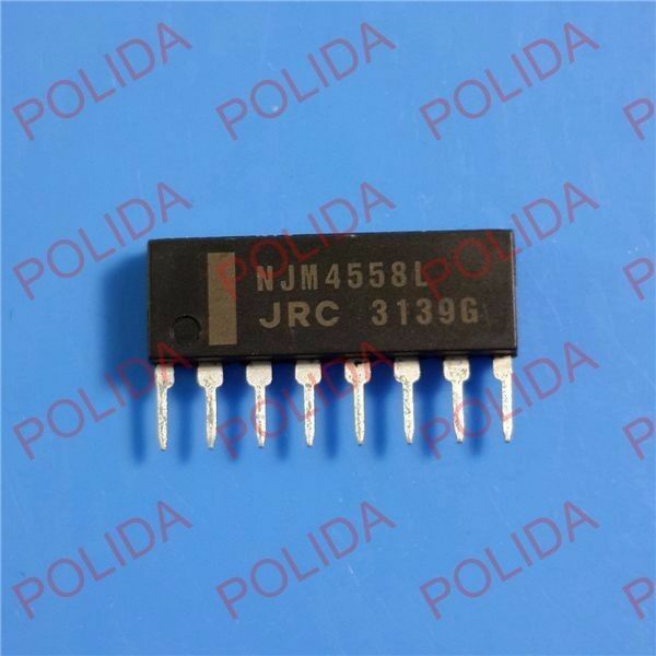 5PCS DUAL OPERATIONAL AMPLIFIER IC JRC SIP-8 NJM4558L JRC4558L 4558L