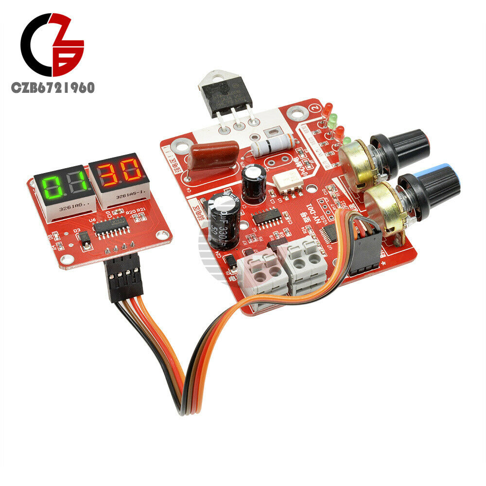 100A Digital LCD Spot Welder Machine Controller Time Current Control Board