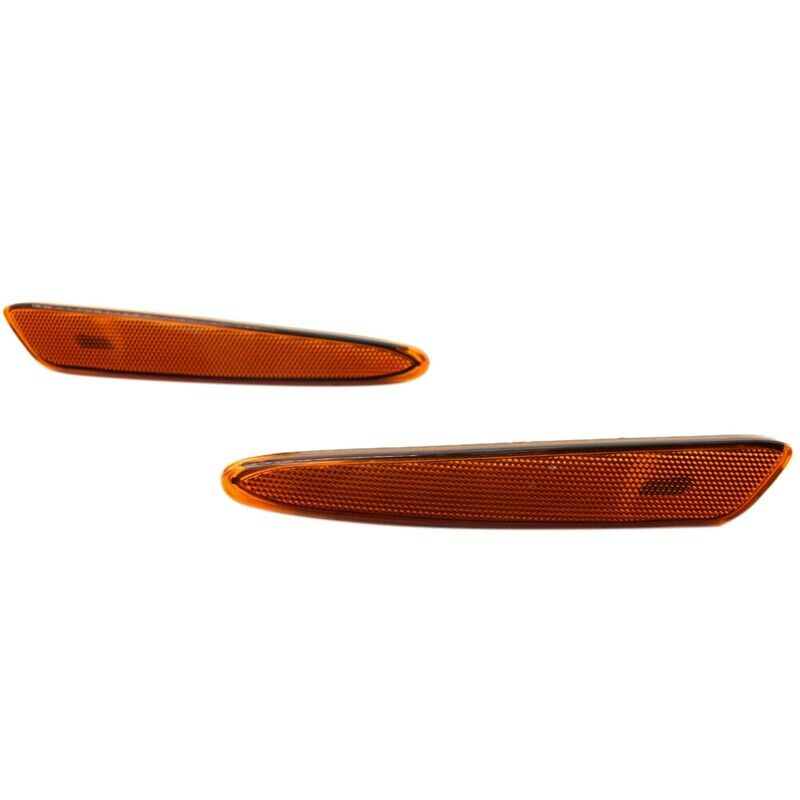 Car Front L&R Side Marker Light Amber for  Corvette C6 2007 GM2551196 GM2550F4F9