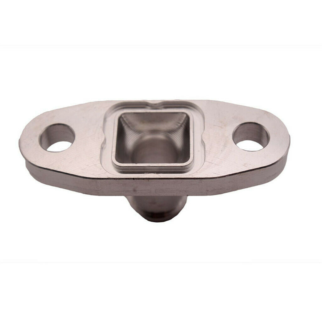 Billet Aluminum Oil Drain Flange Straight for Garrett T3 T4 T04B Adapter new