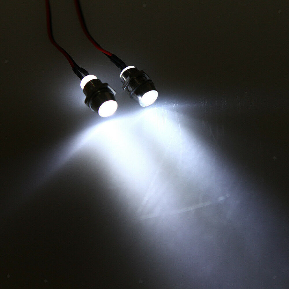 5mm White Light LED Light Set Upgrade For RC Cars Buggy