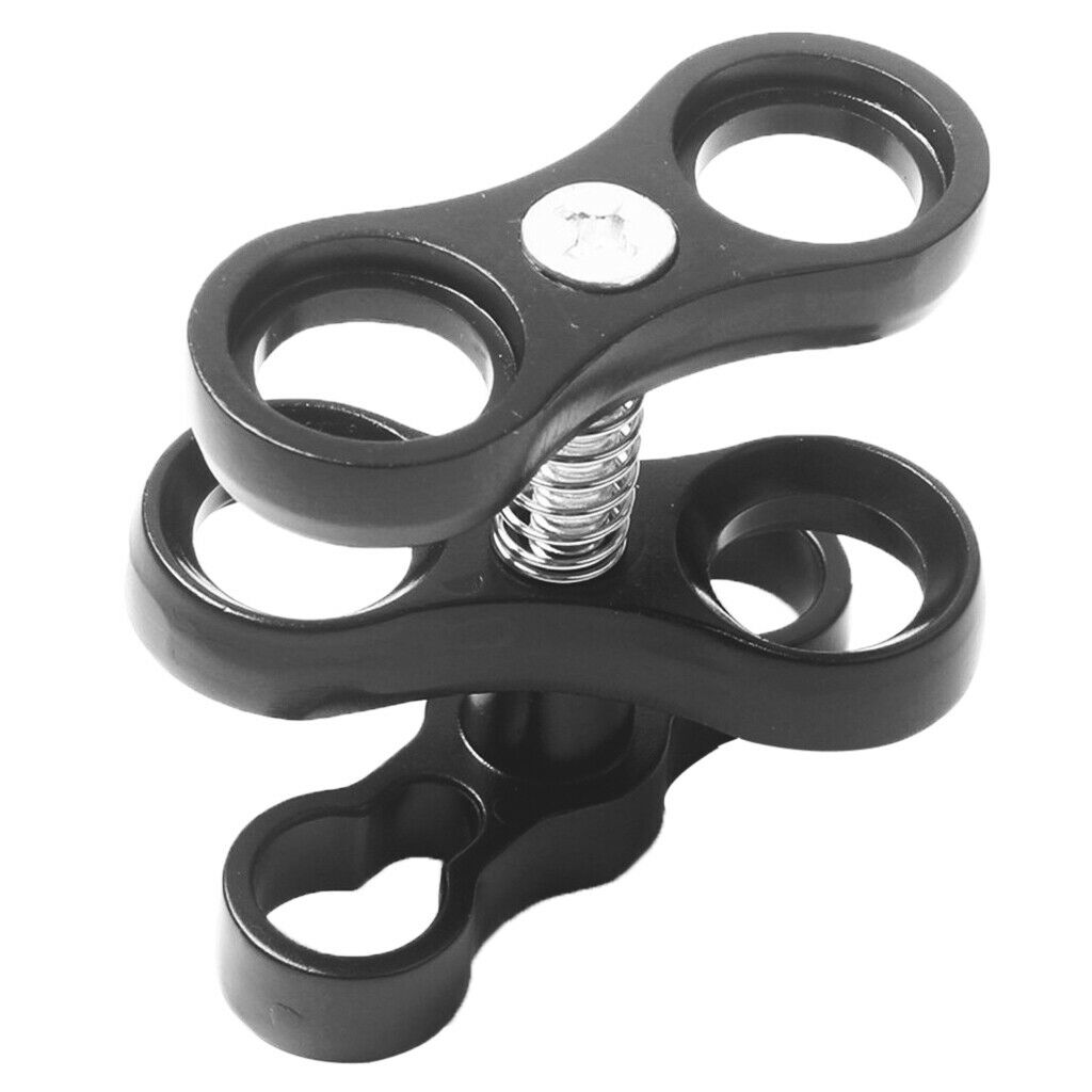 4 Pieces Underwater Butterfly Clips Flashlight Clamps Joint Accessories