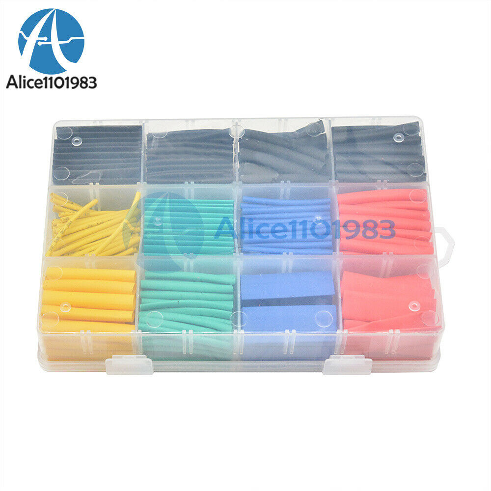 560PCS Heat Shrink Tube Insulated Shrinkable Tubing Wire Cable Wrap Sleeving Kit