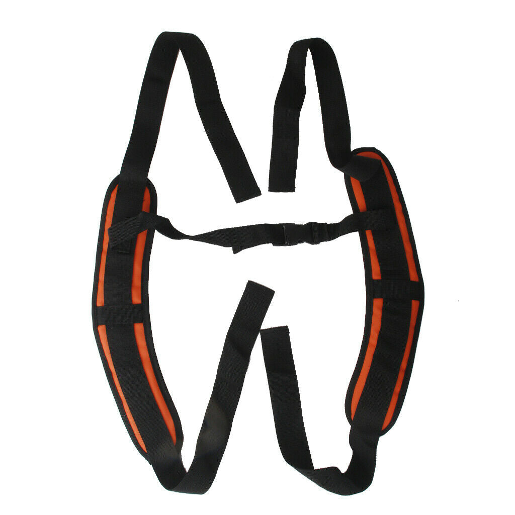 2X Waterproof PVC Padded Backpack Rucksack Shoulder Strap & Chest Webbing Belt