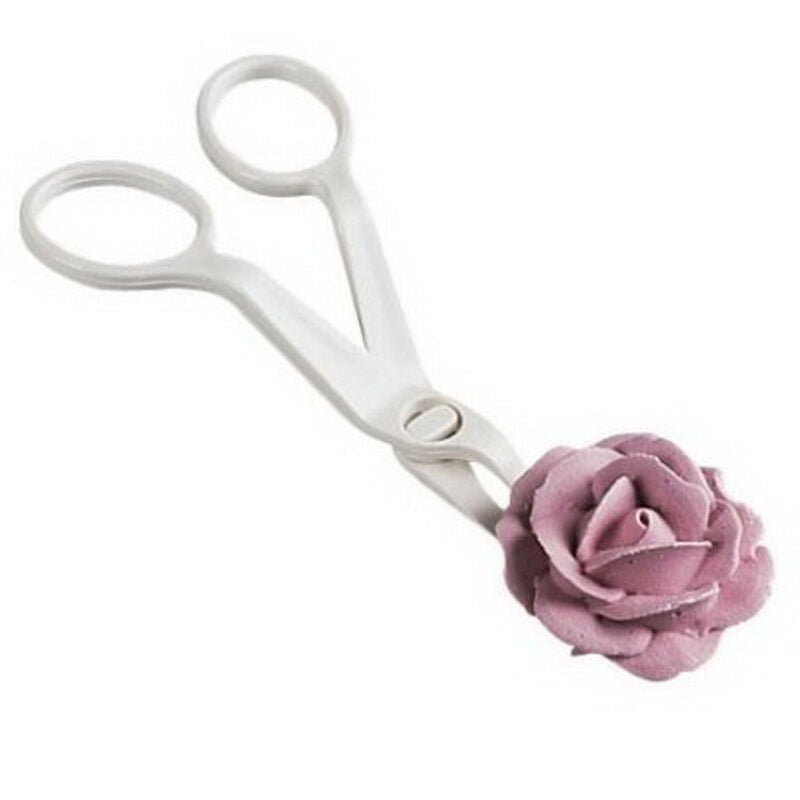 Plastic DIY Tool Flower Lifter Sugarcraft Scissor Fondant Cake Edge Decora.l8