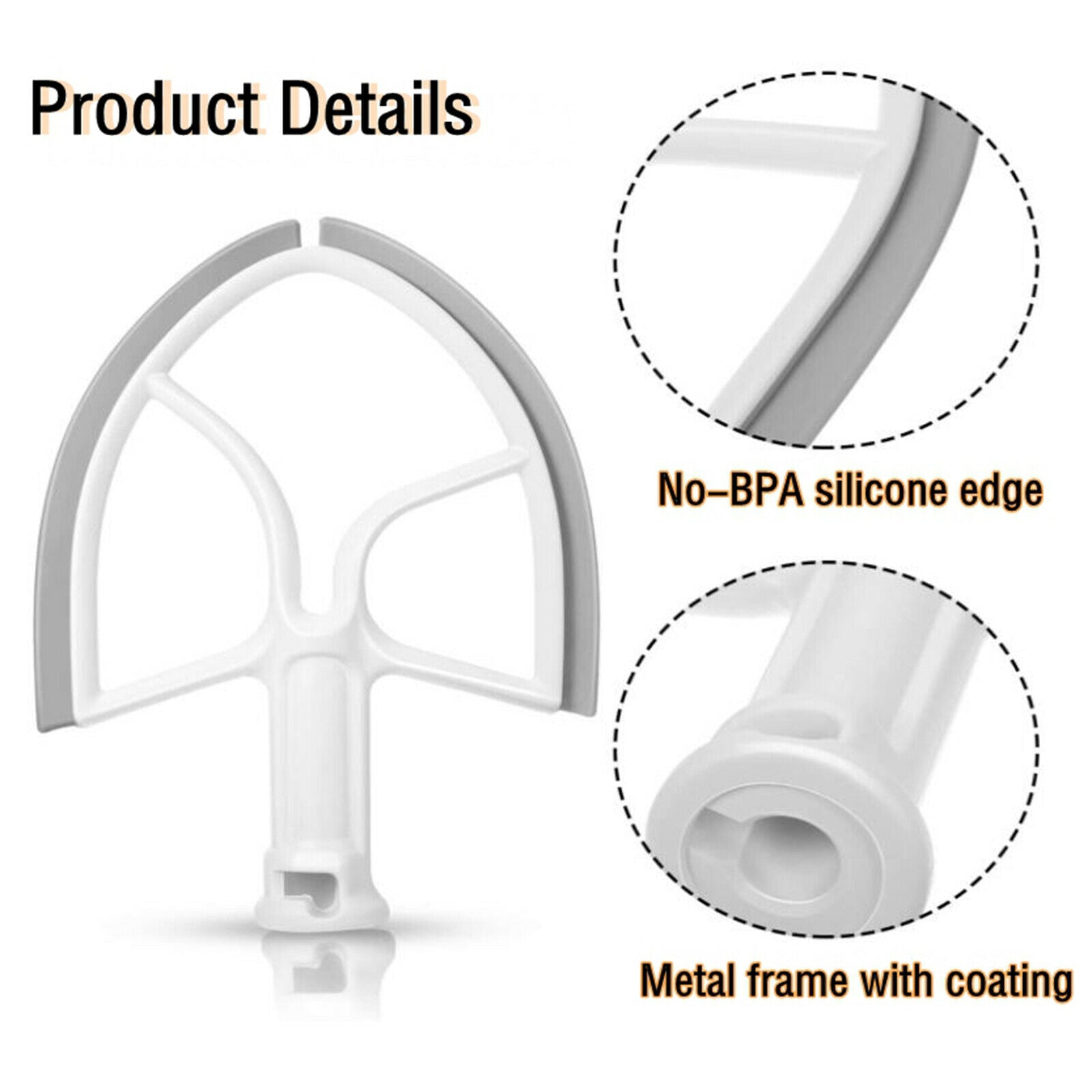 5qt Flex Edge Beater Tilt-Head Stand Mixers with Silicone Edge Accessory