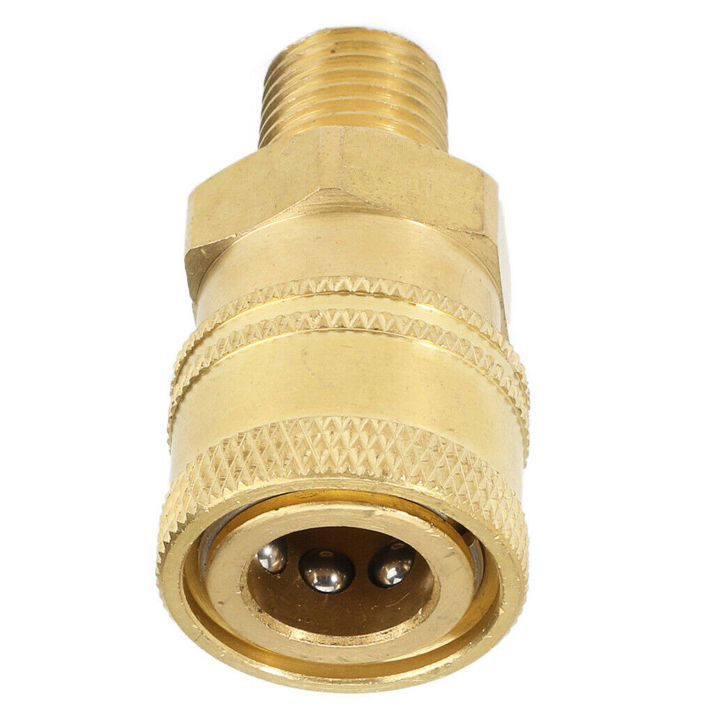 Brass Fitting Gasket Pressure Washer Garden Faucet Female to 1/4 Male Durable