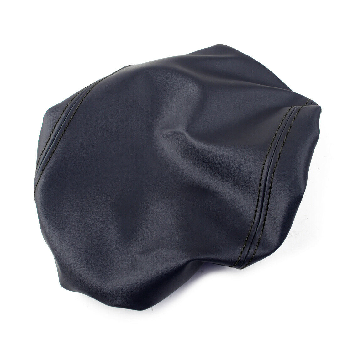 Black Rim Leather Center Console Armrest Lid Box Cover Fit For Mazda CX-5 CX5