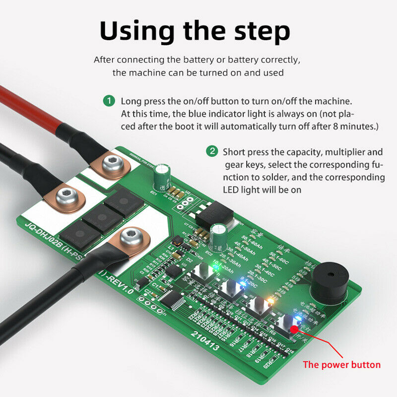 Handheld Portable 12V Battery Spot Welder Welding Pen with Connection Wire Kit