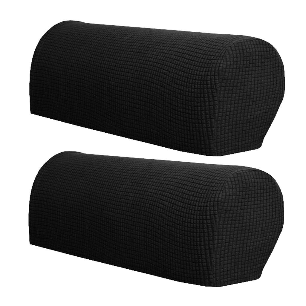 2 Pairs of Anti-slip Armchair Armrest Cover Armrest Protection with 50s