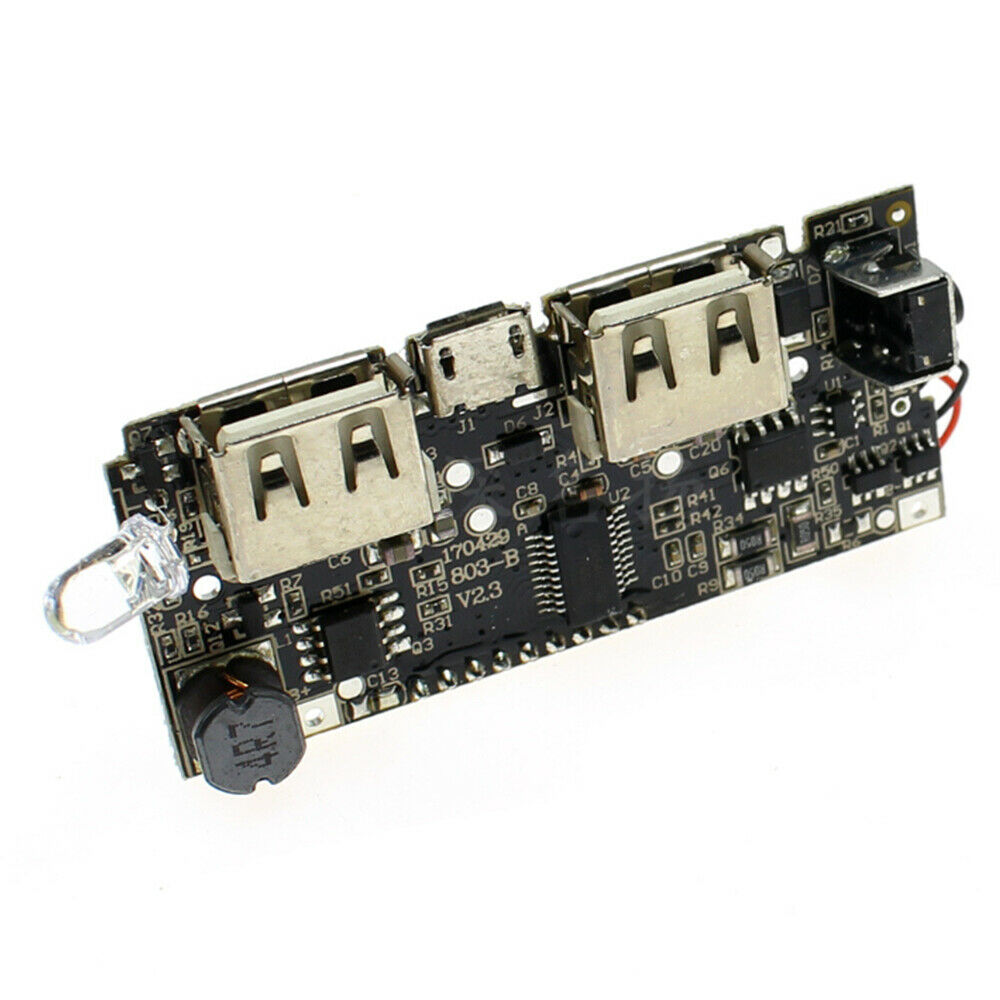 Dual USB 5V Digital LCD Mobile Power Bank 18650 Lithium Battery Charger Board