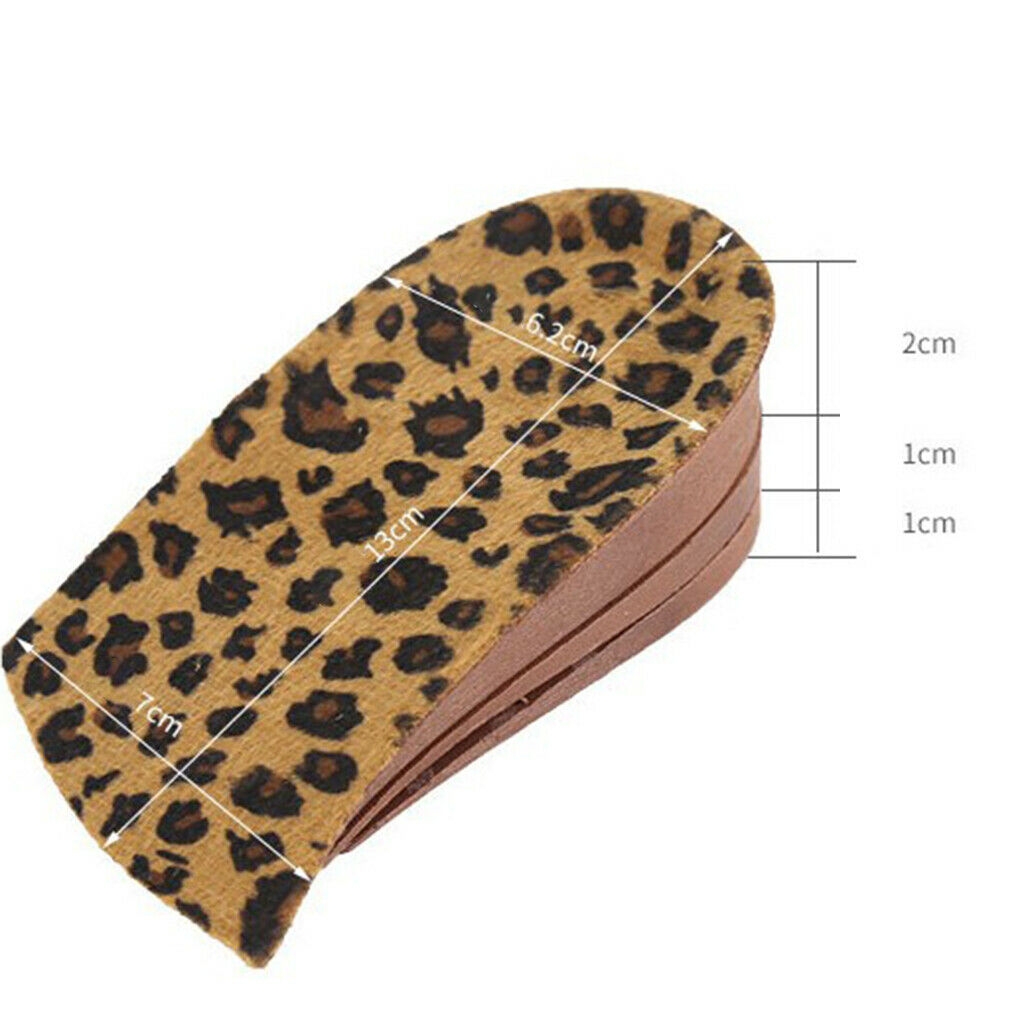 3 Layers Anti-slip Height Increase Taller Lift Insoles Inserts Black