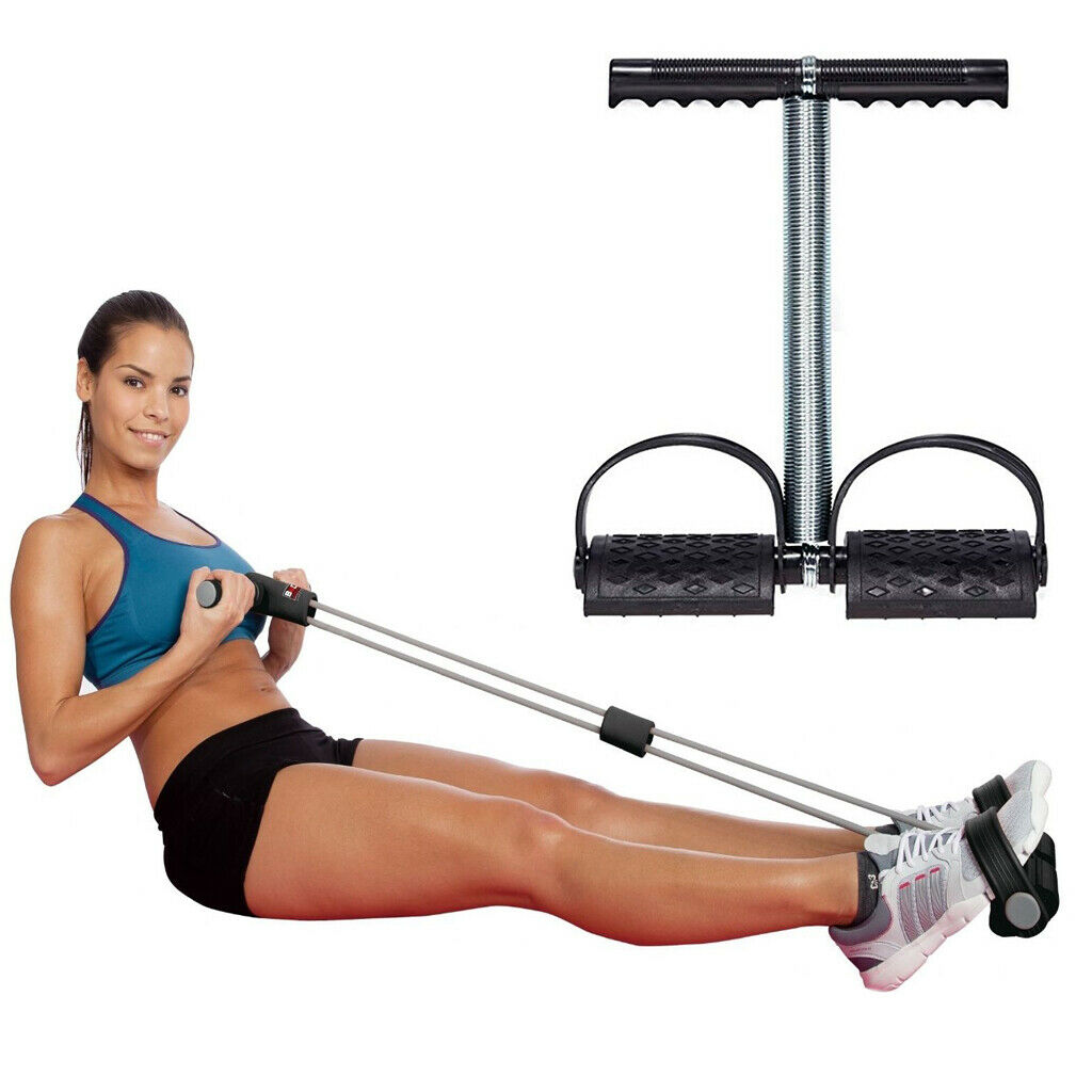 Elastic Sit Up Pull Rope Abdominal Fitness Exerciser Sport Workout Equipment