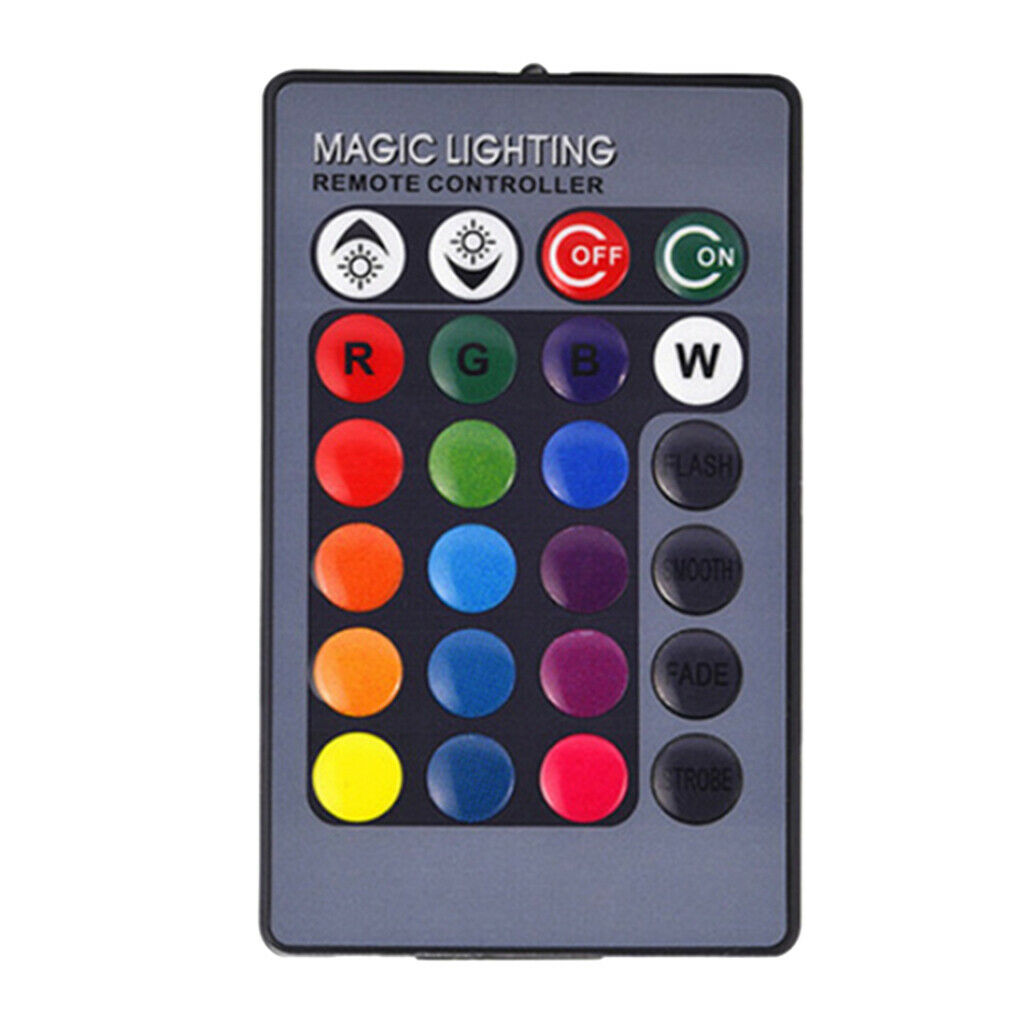 Remote Controller for LED Color Changing Light Bulb, Increase Decrease
