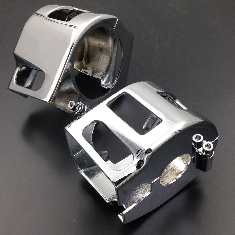 Chrome Switch Housing Cover for Kawasaki Vulcan 900 2000 Yamaha Road star warrio