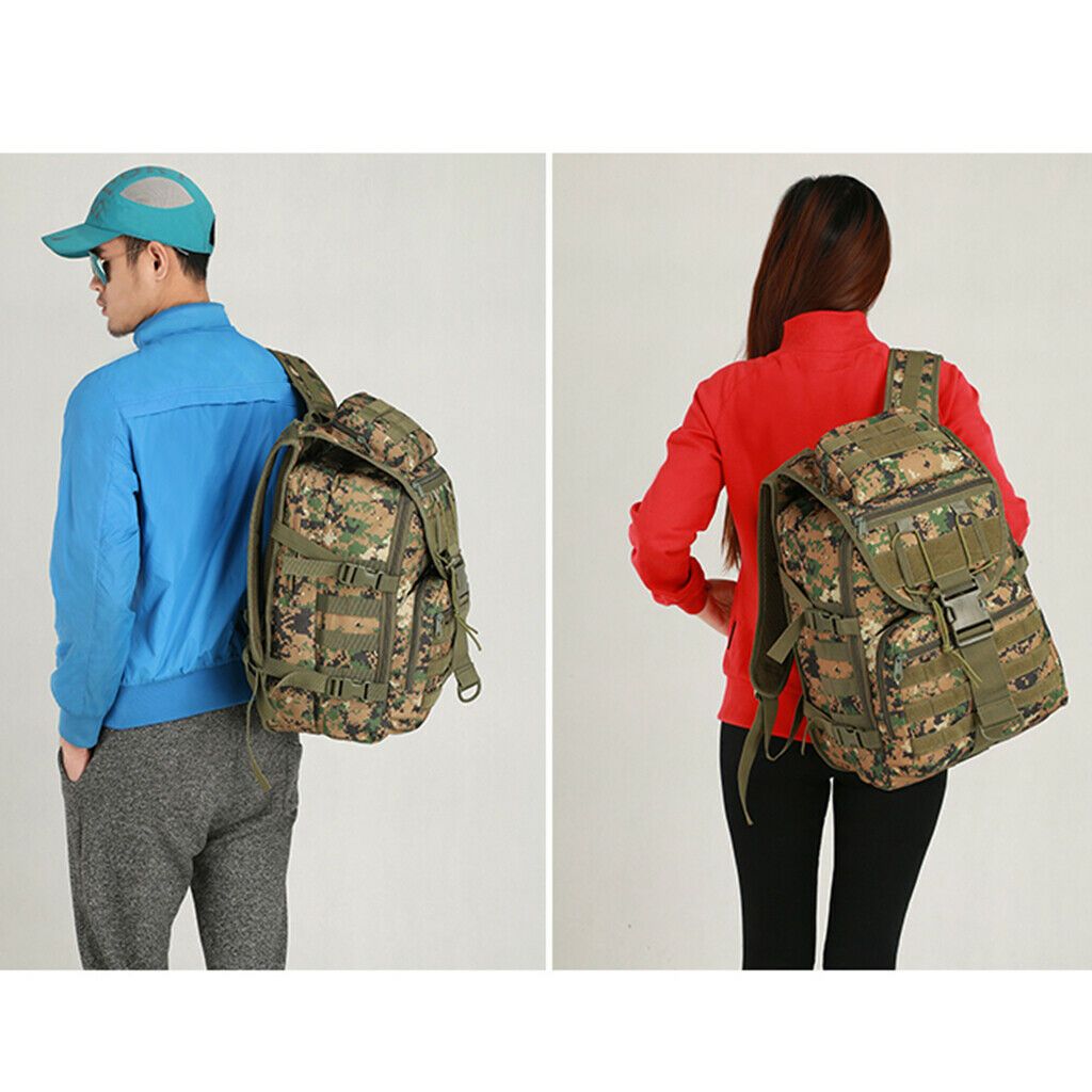 Oxford Cloth Waterproof Outdoor Backpack Rucksack Daypack Sand Digital