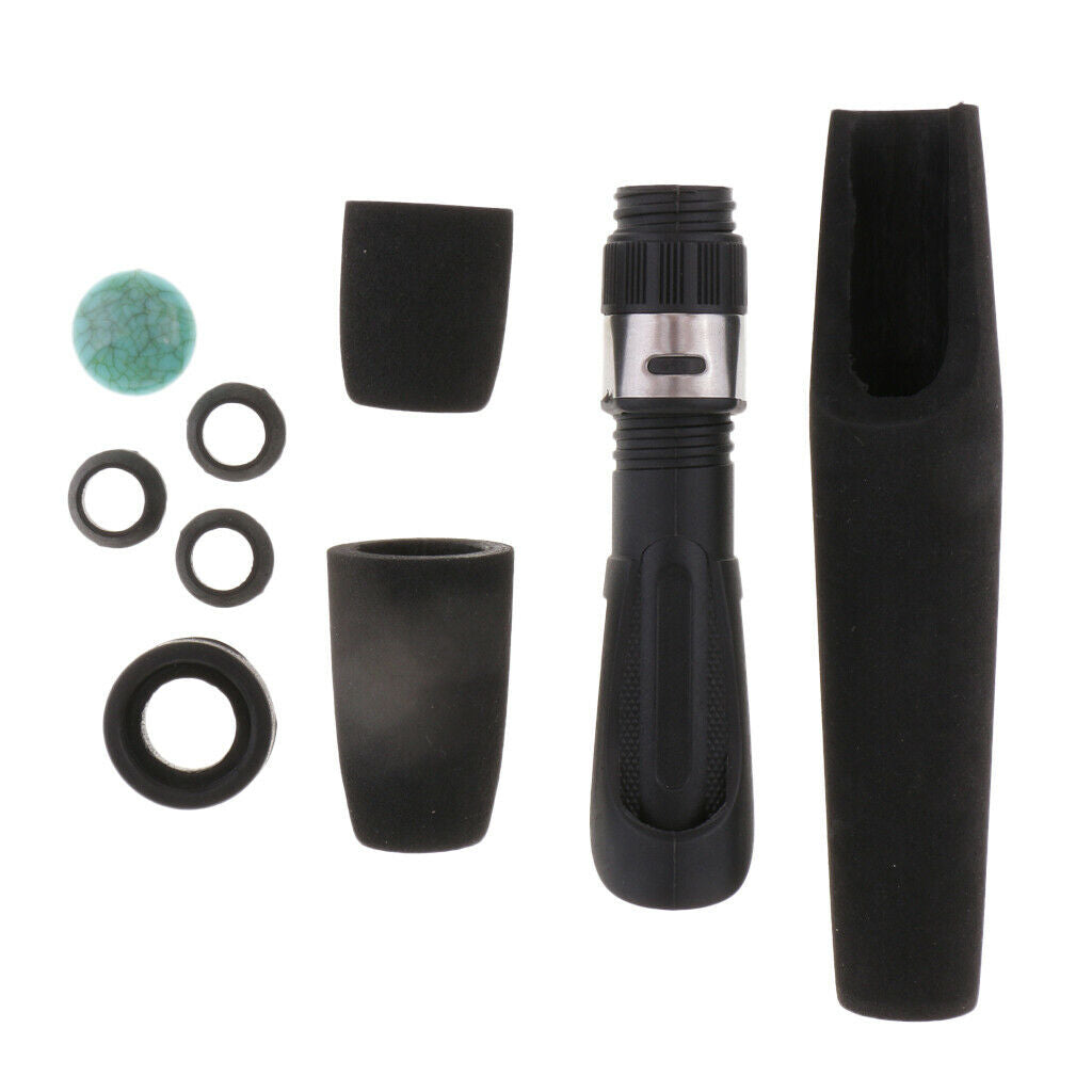 Black Foam EVA  Fishing Rod Handle Kit Long Rod Building Split Grips