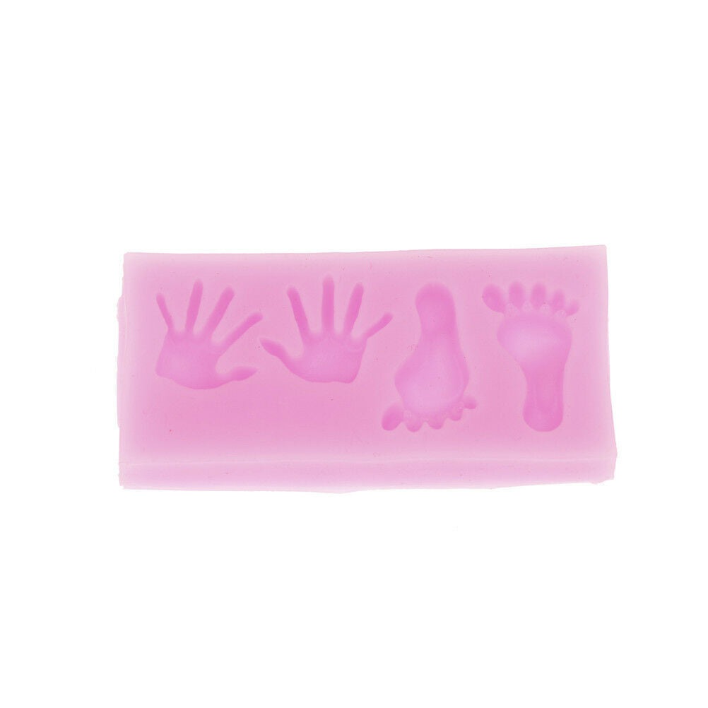Small Hand Foot Silicone Mold Fondant Mould Cake Decorating Tool dfJC.l8