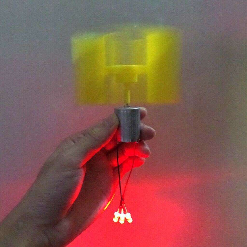 10x Mini Wind Generator Turbine Wind Generator Motor Science Experiment