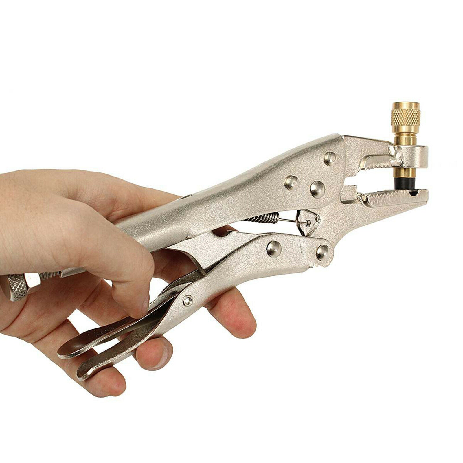 Practical Refrigerant Recovery Plier Hand Tool w/1/4 inch SAE Interface