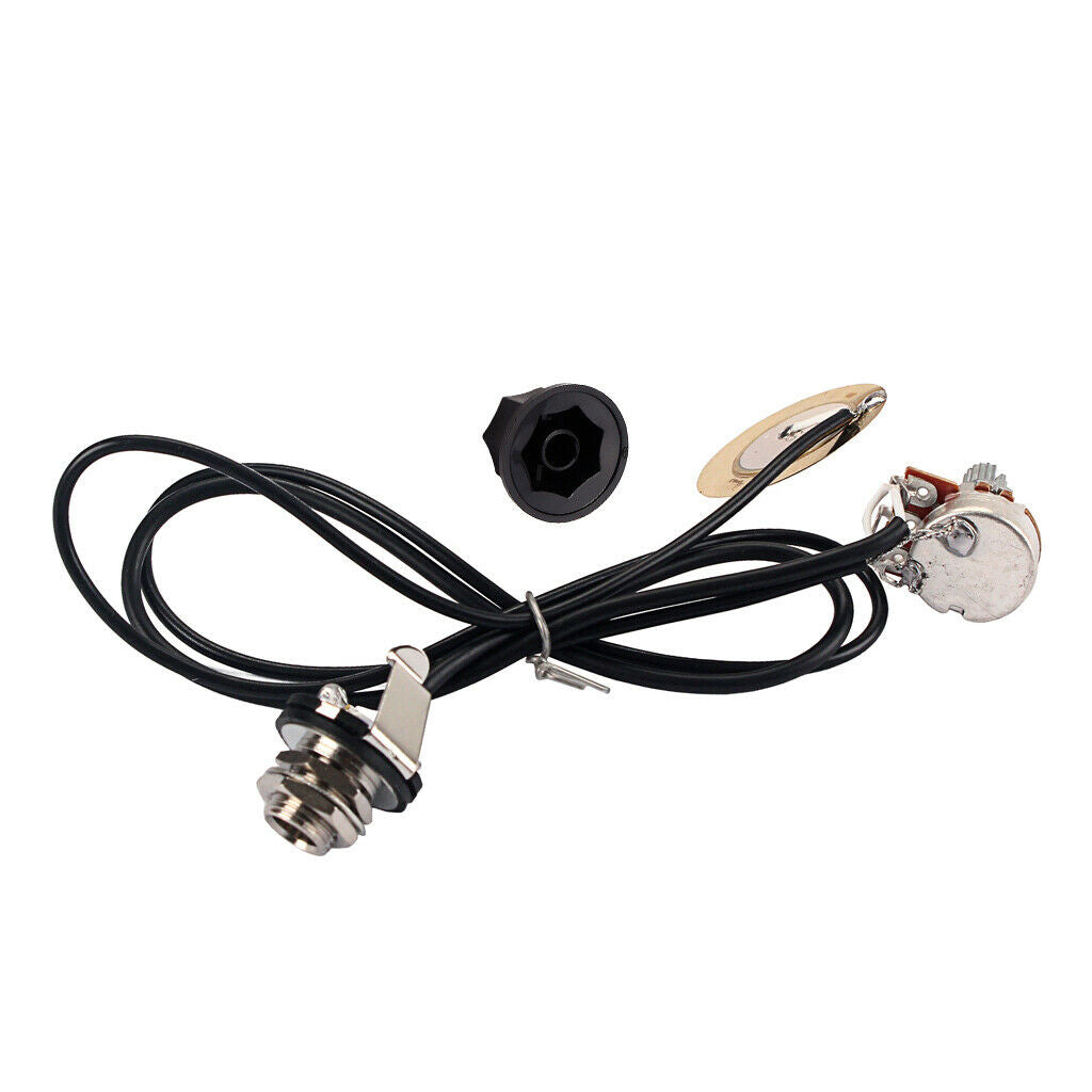6.35mm Piezo Transducer Pickup with Knob For Guitar Violin Ukulele Mandolin
