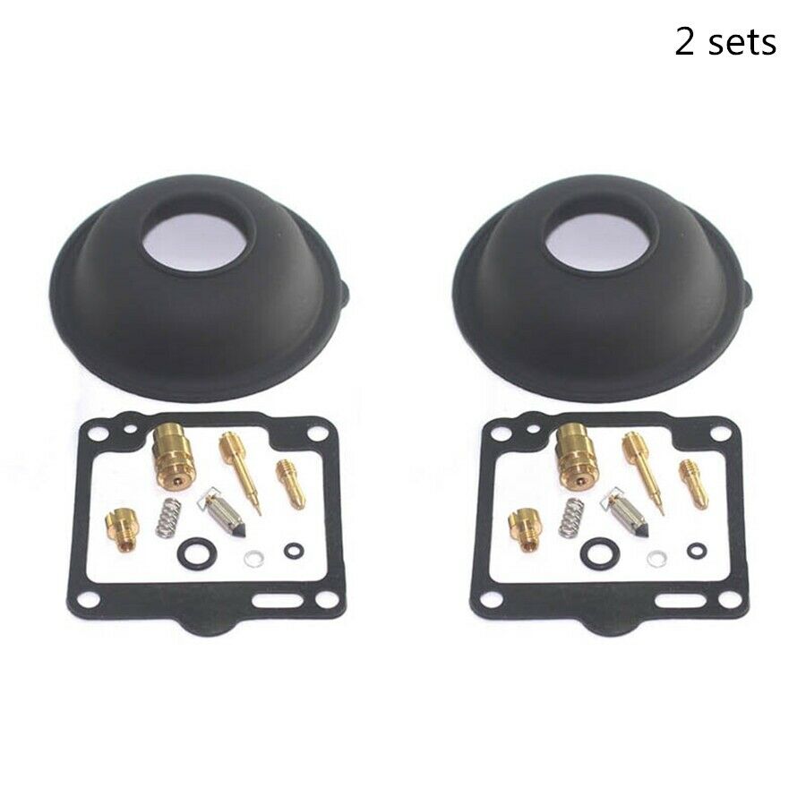 2 Sets For Yamaha XV750 Virago 750 Carburetor Repair kit Plunger Diaphragm kit