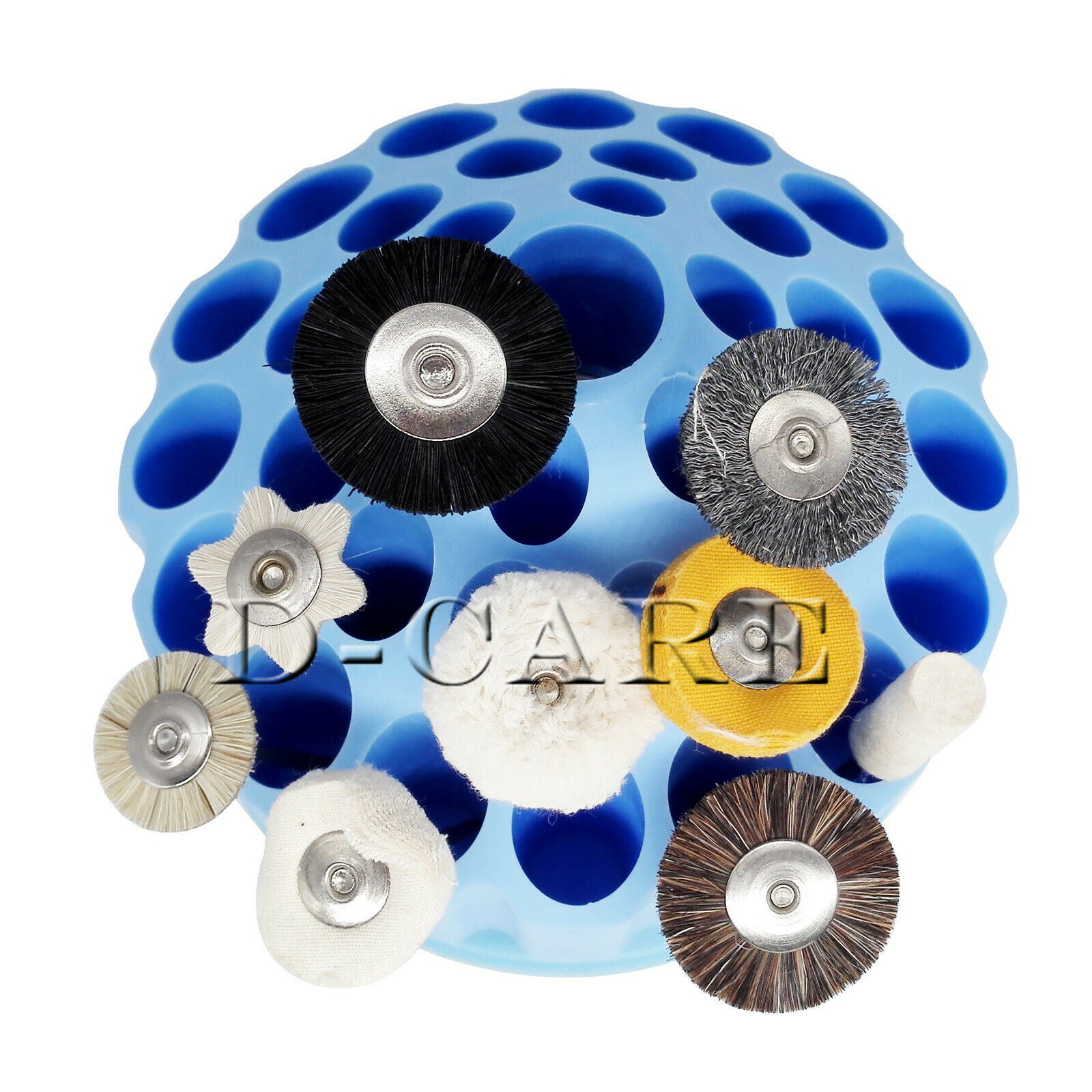 35 Holesï¼ˆ 360 Â° rotationï¼‰ burs Block holder For Dental Silicone Polishing Burs