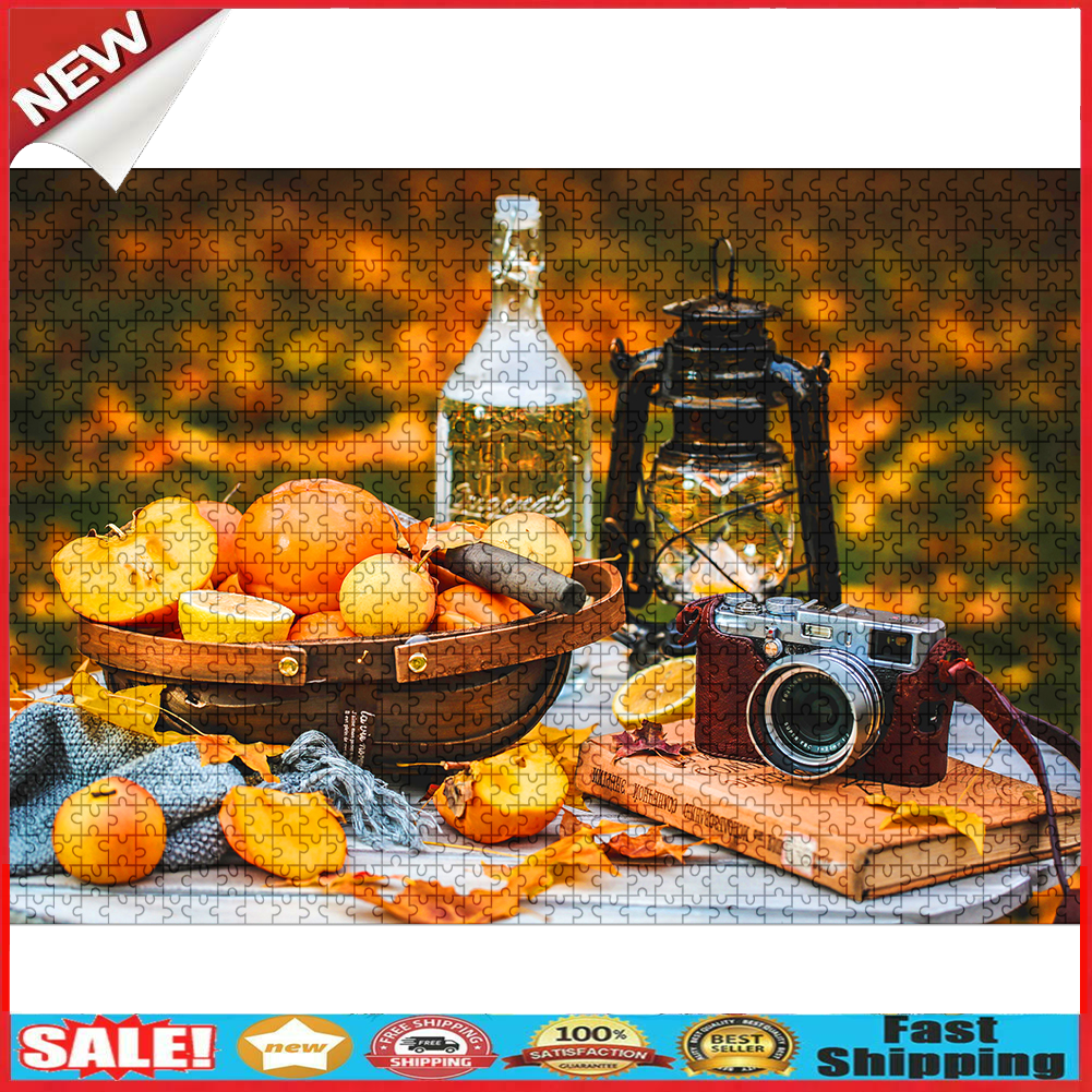 1000pcs DIY Fruit Camera Puzzle Educational Learning Assembling Jigsaw Toys @