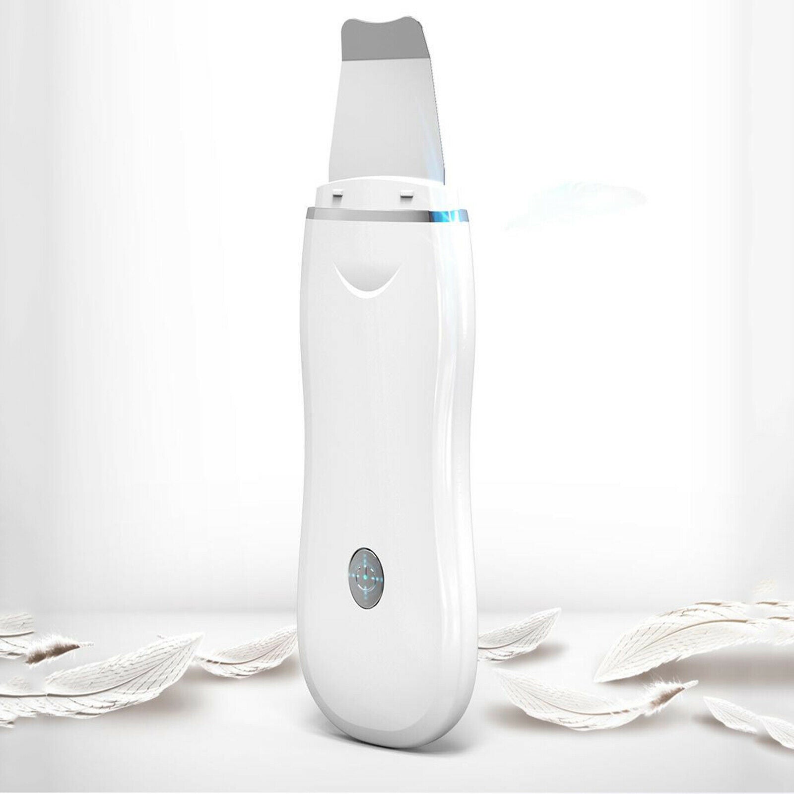 Electric Ion Ultrasonic Skin Scrubber Facial Spatula Cleaner Pore Peeling