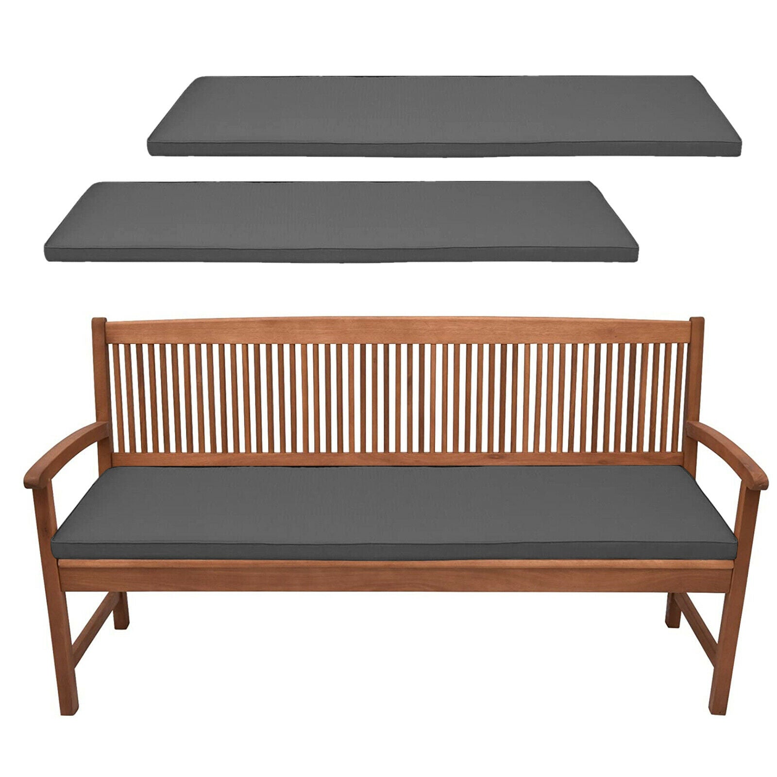 Waterproof Garden Bench Patio Furniture Pad Seat Cushion Swing Loveseat
