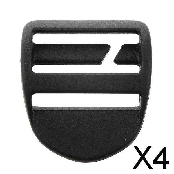 4X Plastic Slide Buckle for Webbing Strap 25MM Camping Hiking Backpack Bags