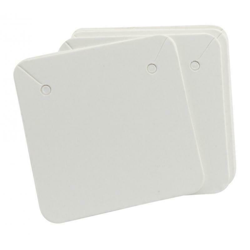 200x Necklace Display Holder Hanging Paper Card Package Decorative Organizer