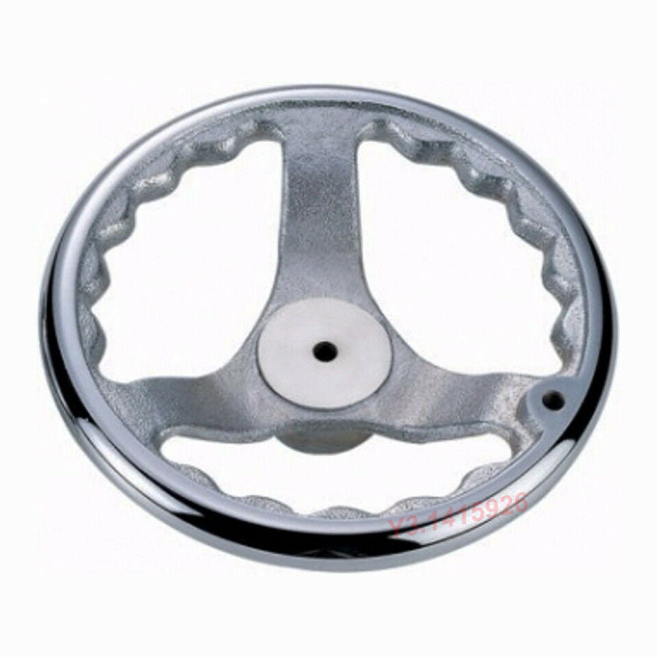5" Electroplating Handwheel OD:120mm Machinist Cast Iron Tailstock HandWheel 1Pc