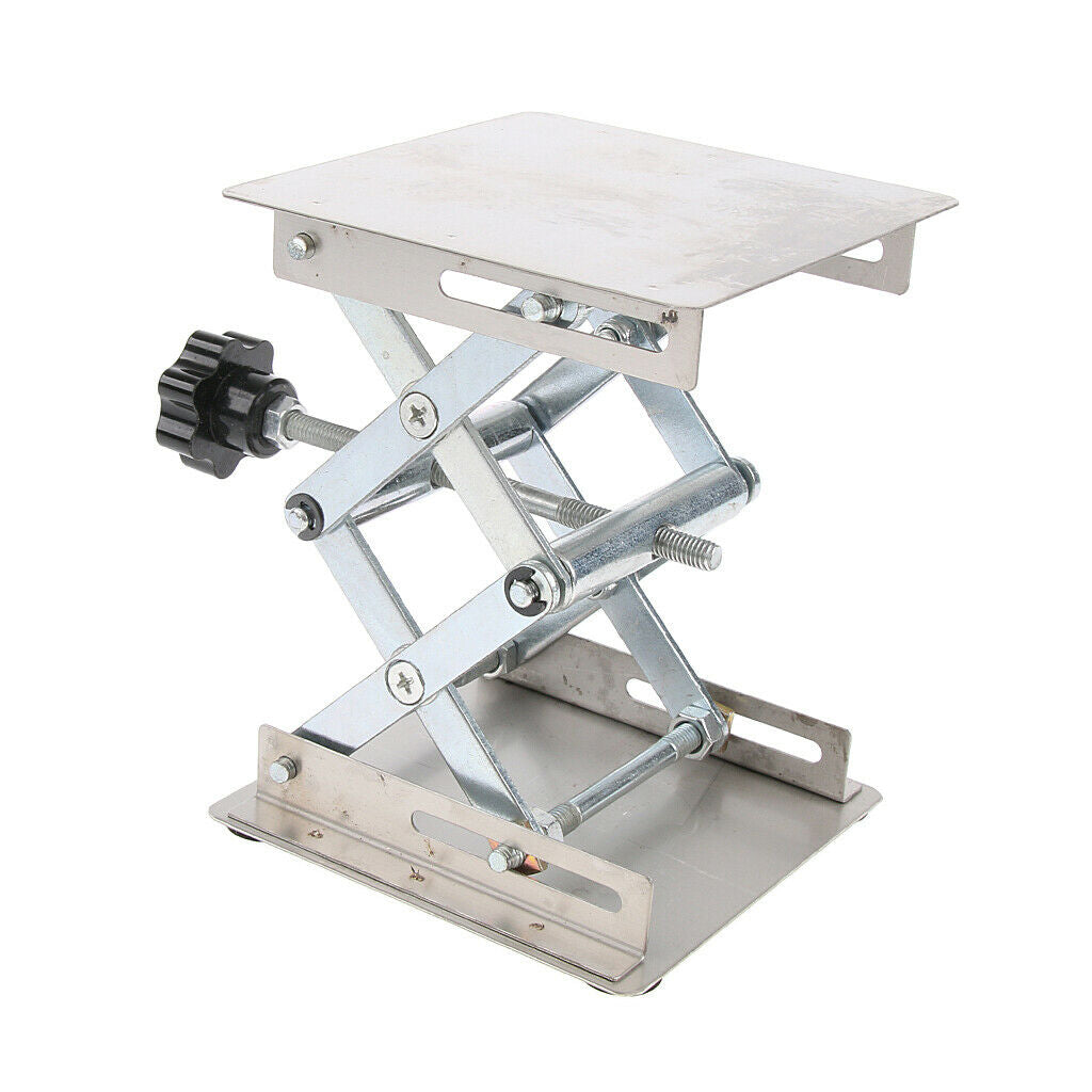 3 Sizes available Stainless Steel Laboratory Jack Platform Stand  10x10cm