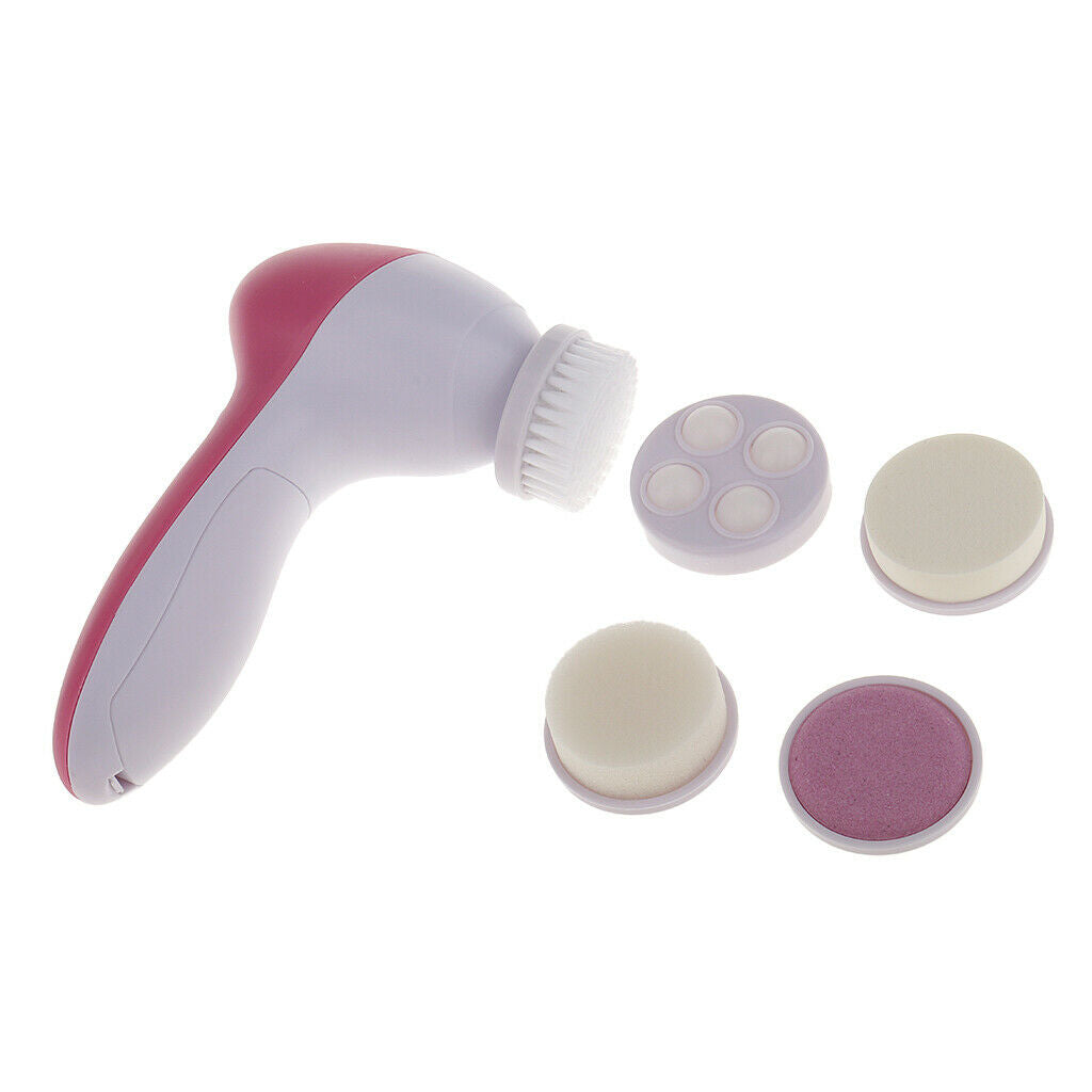 Compact   Electric Facial Cleansing Brush Skin Care Exfoliator Cleanser