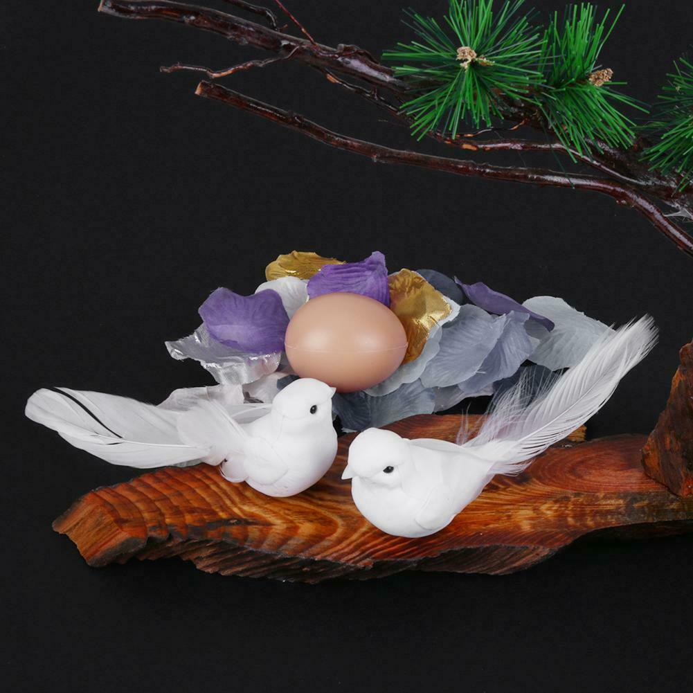 10pcs Set Little Bird Ornaments Fridge Magnet Home Decoration Furnishing @