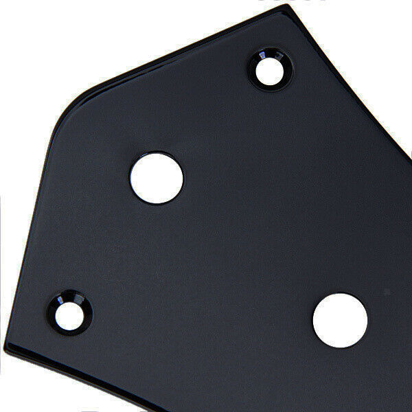 Black Control Plate For Jazz Bass Guitar Repair Part