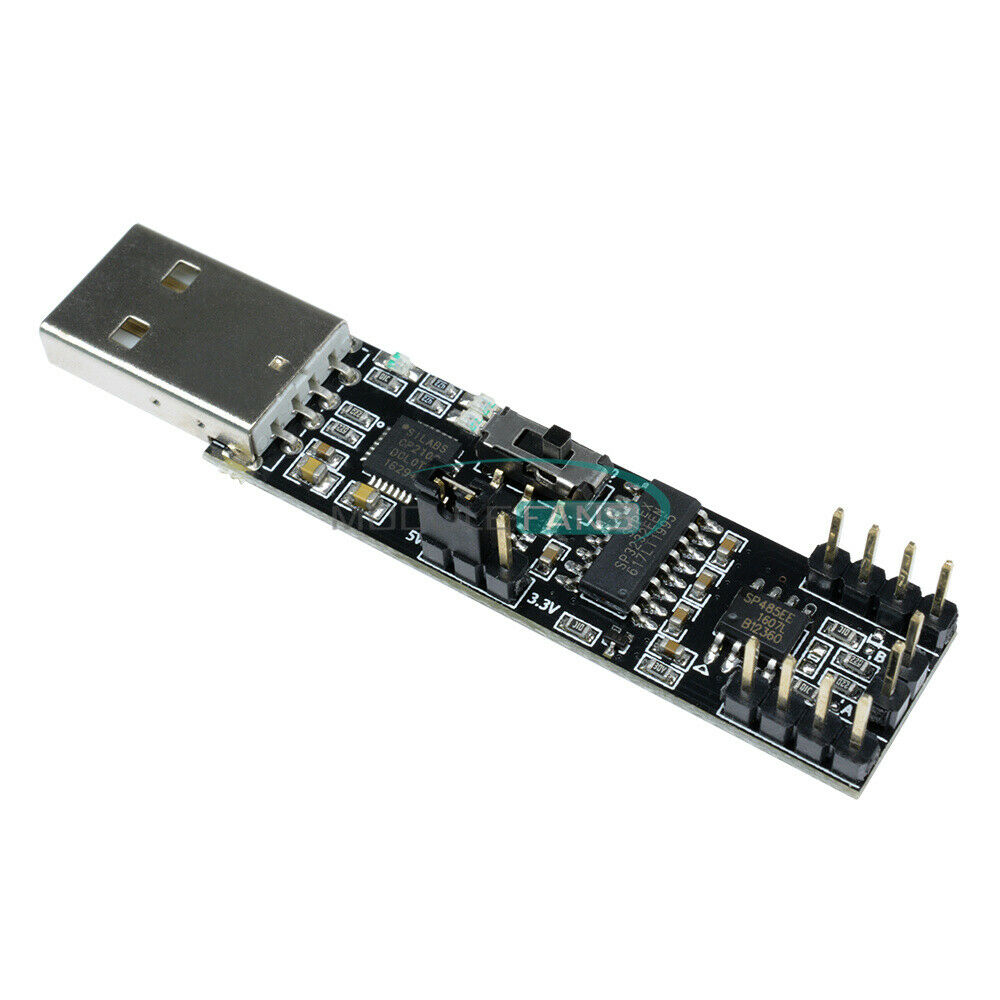 CP2102 USB To RS485 RS232 3 in 1 5V 3.3V TTL Serial Port Converter Board Module