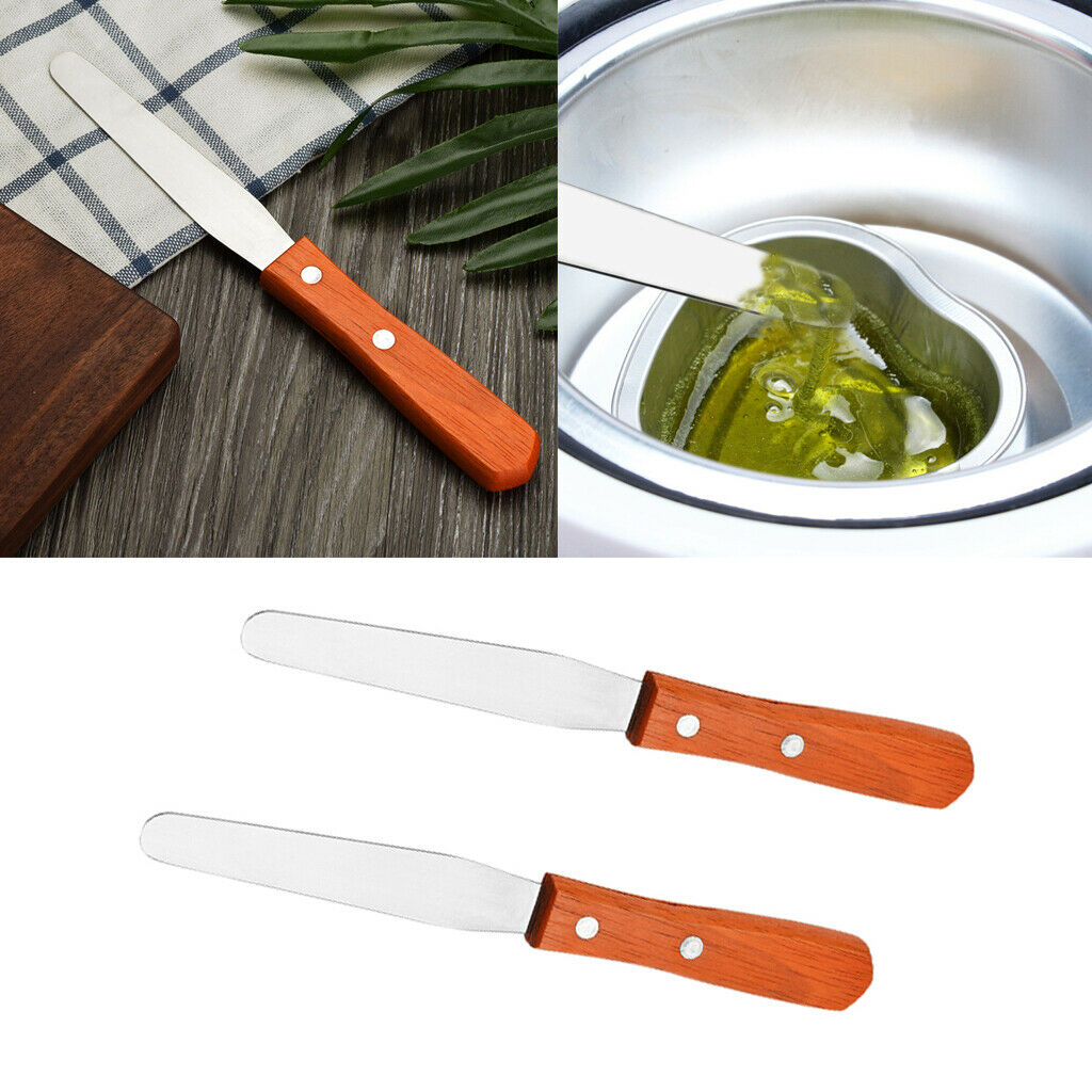 Waxing Spatulas Applicator for Hair Removal, Pack of 2, Wax Spatula Tools with