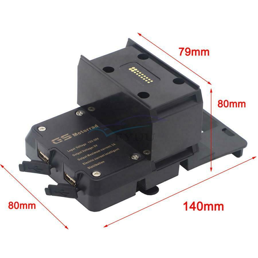 For BMW R1200RT 2014-2019Motorcycle ABS Mobile Phone Navigation Bracket Black