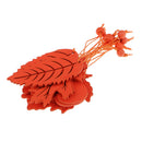 10 Pieces Wooden Animal Leaf Hanging Pendant for Christmas Tree Decorations