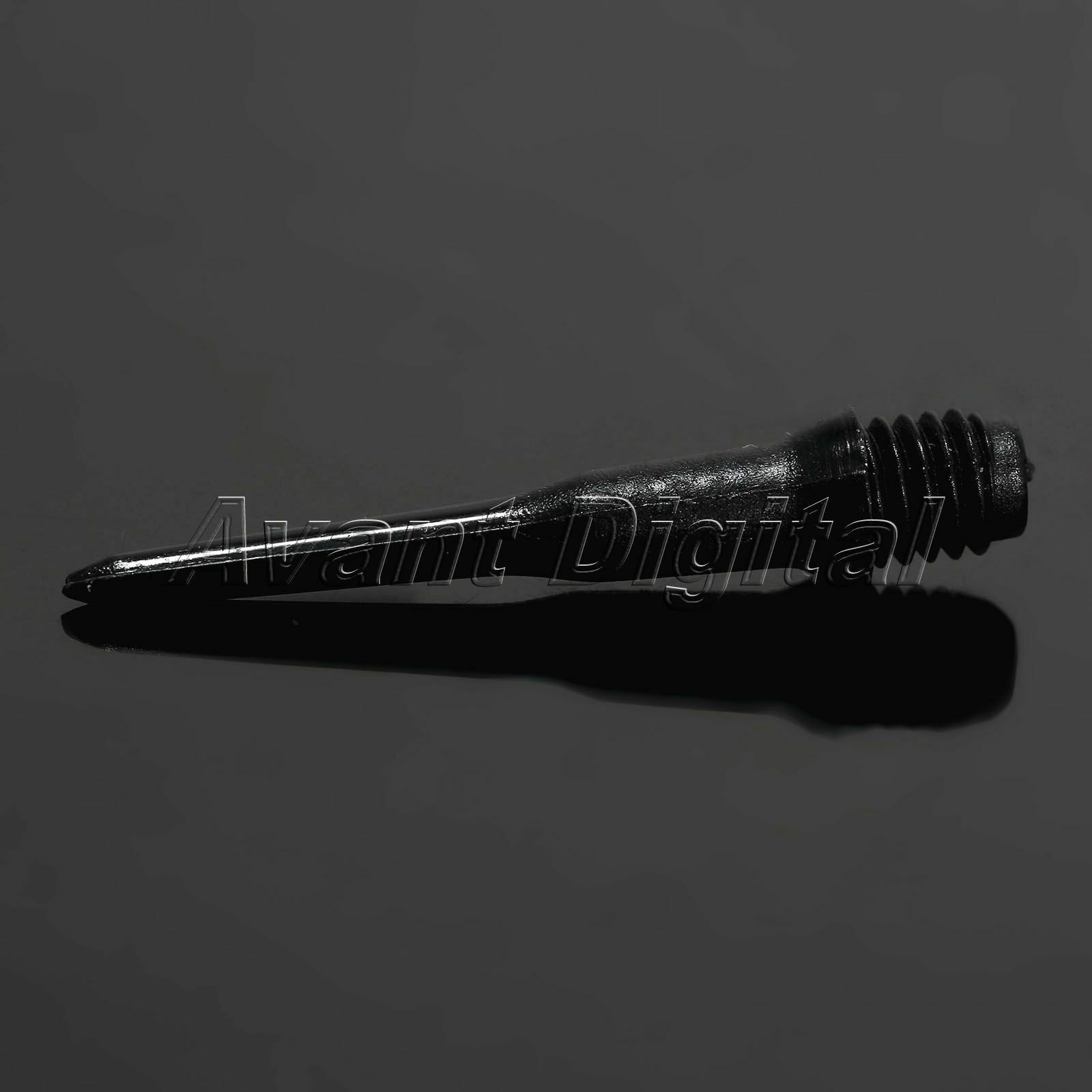 Black Soft Safety Plastic Short Dart Shafts Stubby Stems Dart Tips Points 50Pcs