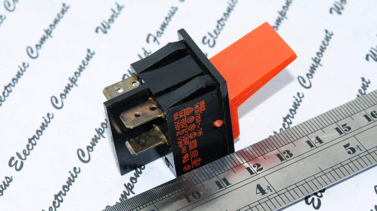 1pcs - MARQUARDT 1602 16A 125V 1/8HP - 10A 125V 1/3HP Rocker Switch - Toggle
