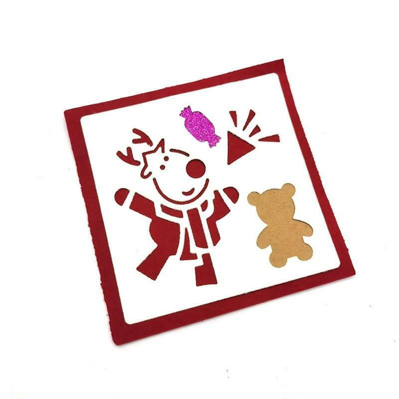Cute Metal Cutting Dies Handmade Creative Christmas Party Favor Ornaments DIY
