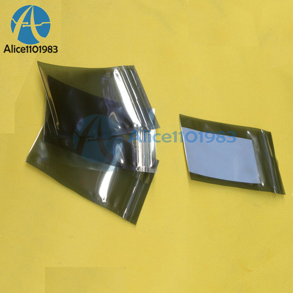 50PCS 60x90mm 6x9cm Anti Static Bag Plastic Zip Lock Shielding Holders Packaging