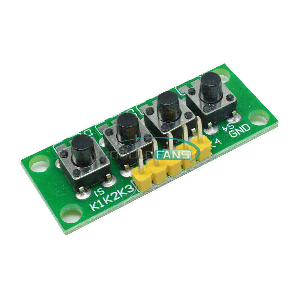 DIY 5Pin 1x4 4 Keys Button Keypad Keyboard Breadboard Module for Arduino
