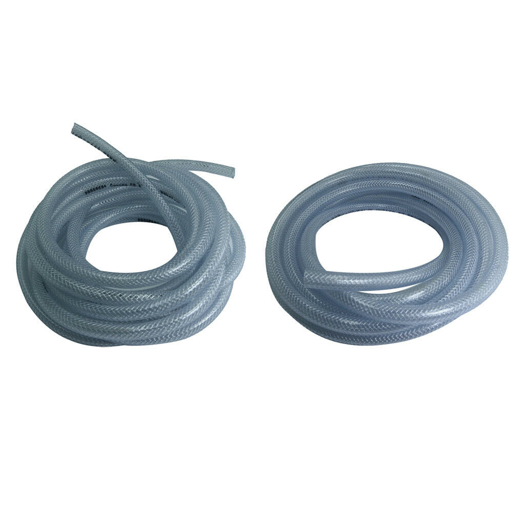 2Pieces 196.85in Argon Gas Hose Flow Meter Hose for Welding 6/8mm Inner Dia